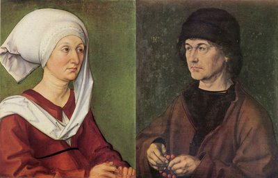 Portrait Diptych of Dürer